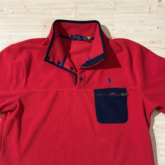 Polo fleece sweater - Picture 2 of 4